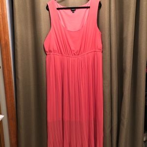 Coral Chiffon Maxi Dress from torrid
